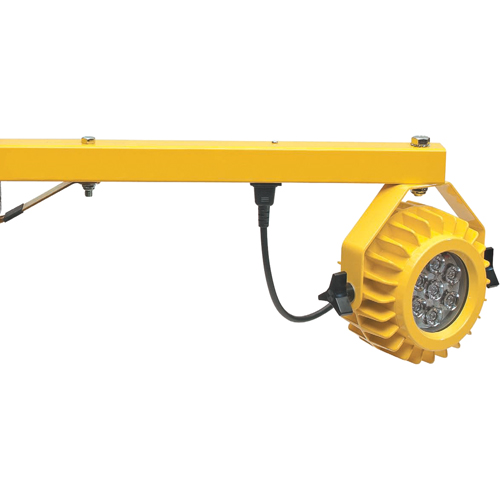 Lampes DEL pour quais de chargement - Robustes, 300 W, Ampoule DEL, Bras 40" Mukwa Safety Services