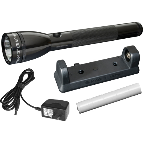 ML125 Flashlight, LED, 186 Lumens, Rechargeable Batteries Mukwa Safety Services