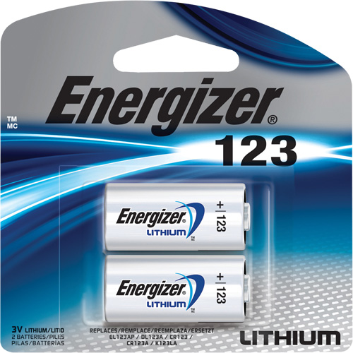 Lithium Batteries, 123, 3 V Mukwa Safety Services