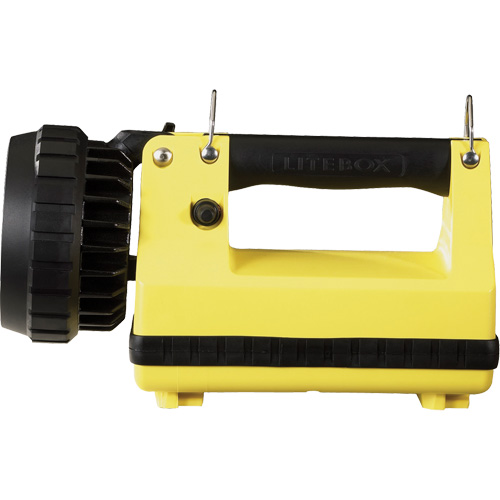 Lanterne avec syst&egrave;me de montage pour v&eacute;hicule E-Flood LiteBox, DEL, 615 lumens, 8 hres de fonctionnement, piles Rechargeable, Compris Mukwa Safety Services