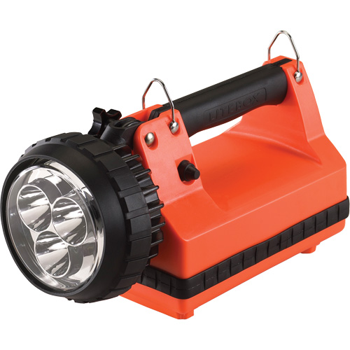 Lanterne avec syst&egrave;me de d&eacute;faillance de l'alimentation E-Spot LiteBox, DEL, 1500 lumens, 7 hres de fonctionnement, piles Rechargeable, Compris Mukwa Safety Services