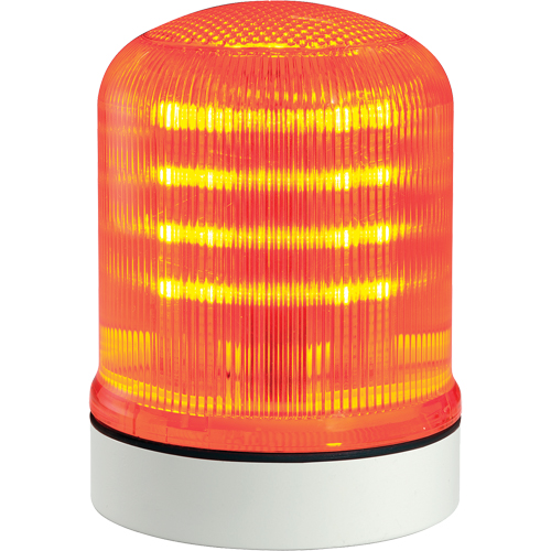 Streamline&reg; Modular Multifunctional LED Beacons, Continuous/Flashing/Rotating, Amber Mukwa Safety Services