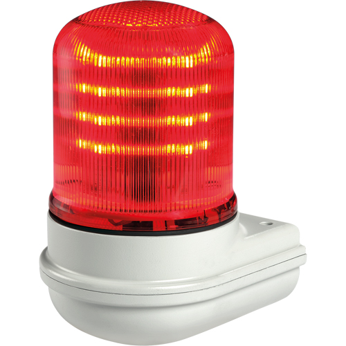 Streamline&reg; Modular Multifunctional LED Beacons, Continuous/Flashing/Rotating, Red Mukwa Safety Services