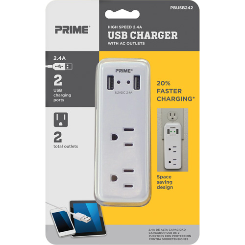 Prime&reg; USB Charger Mukwa Safety Services