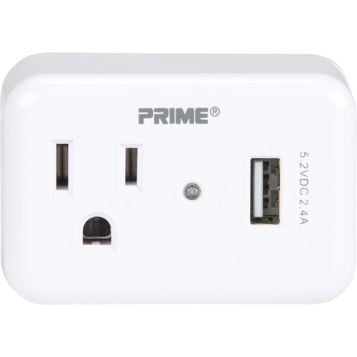 Chargeur USB Prime avec protection contre la surtension Mukwa Safety Services