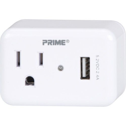 Chargeur USB Prime avec protection contre la surtension Mukwa Safety Services