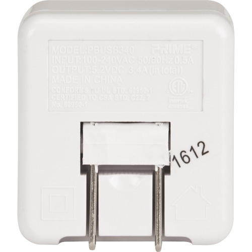 Prime&reg; High-Speed USB Charger Mukwa Safety Services