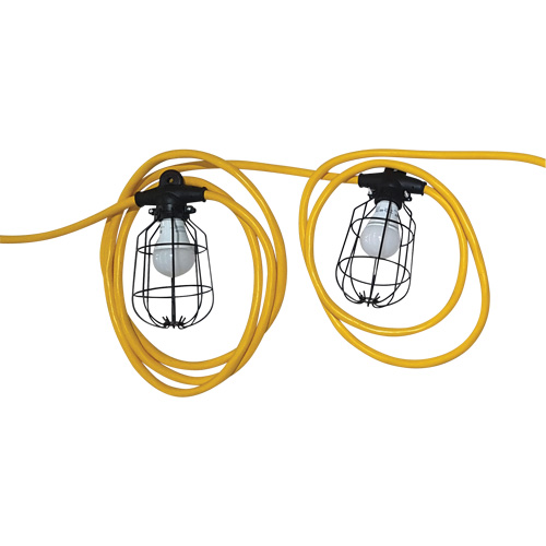 Chaînes de lumi&egrave;res DEL, 5 Lumi&egrave;res, 600" lo, Boîtier en M&eacute;tal Mukwa Safety Services
