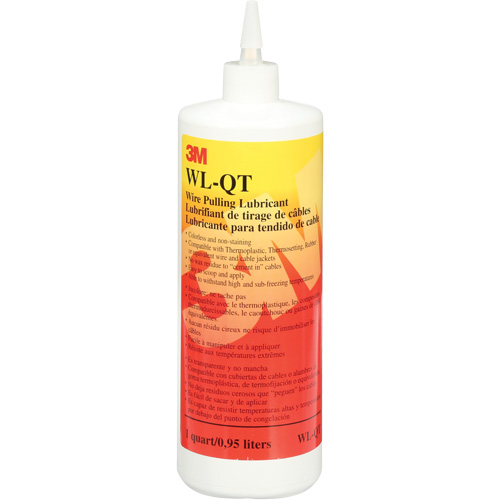 Lubrifiant pour tirage de c&acirc;bles, Bouteille pressable Mukwa Safety Services