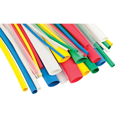Tube thermor&eacute;tractable, Paroi mince, 1/2', 0,25" (6,35mm) - 0,25" (6,35mm) Mukwa Safety Services