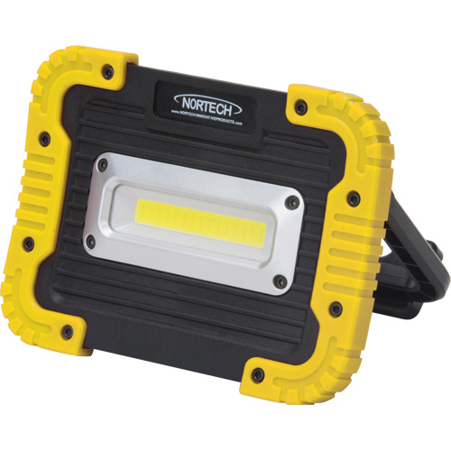 Portable Work Light, LED, 10 W, 1000 Lumens, Plastic Housing Mukwa Safety Services