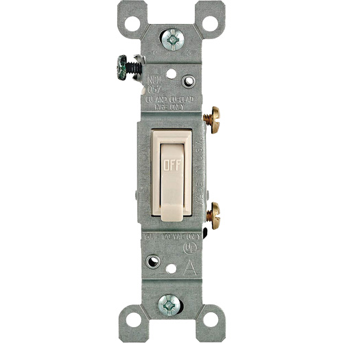 Residential Grade Single-Pole Toggle Switch Mukwa Safety Services