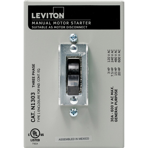 Manual Motor Controller Mukwa Safety Services