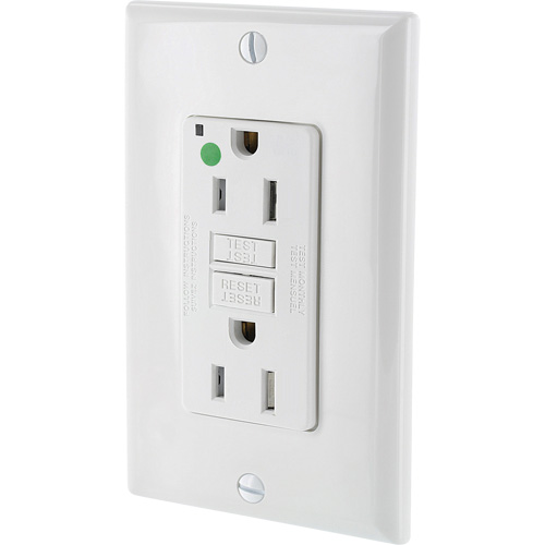 SmartlockPro&reg; Extra Heavy-Duty Self-Test GFCI Receptacle Mukwa Safety Services