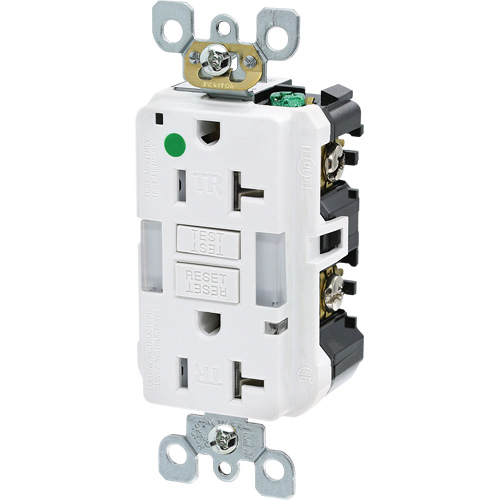 SmartlockPro&reg; Extra Heavy-Duty Self-Test GFCI Receptacle Mukwa Safety Services