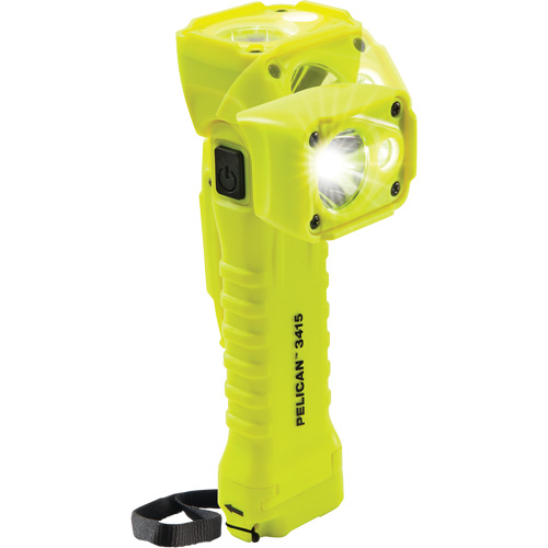 Right Angle Flashlight, LED, 336 Lumens, AA Batteries Mukwa Safety Services