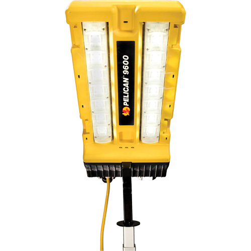 Syst&egrave;me avec t&ecirc;te d'&eacute;clairage modulaire et support, DEL, 24 W, 3000 lumens, Boîtier en Aluminium Mukwa Safety Services