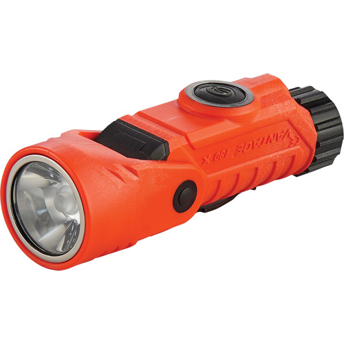 Vantage&reg; 180 X Multi-Fuel Helmet/Right Angle Flashlight, LED, Rechargeable/CR123A Batteries, Nylon Polymer Mukwa Safety Services