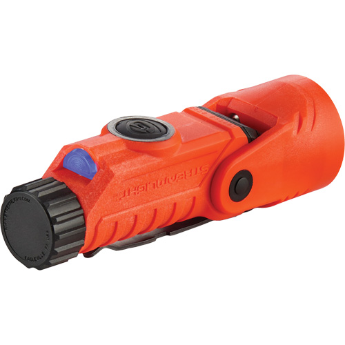 Vantage&reg; 180 X Multi-Fuel Helmet/Right Angle Flashlight, LED, Rechargeable/CR123A Batteries, Nylon Polymer Mukwa Safety Services