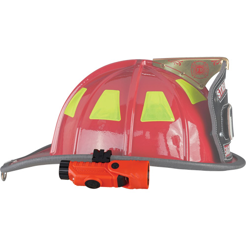 Vantage&reg; 180 X Multi-Fuel Helmet/Right Angle Flashlight, LED, Rechargeable/CR123A Batteries, Nylon Polymer Mukwa Safety Services