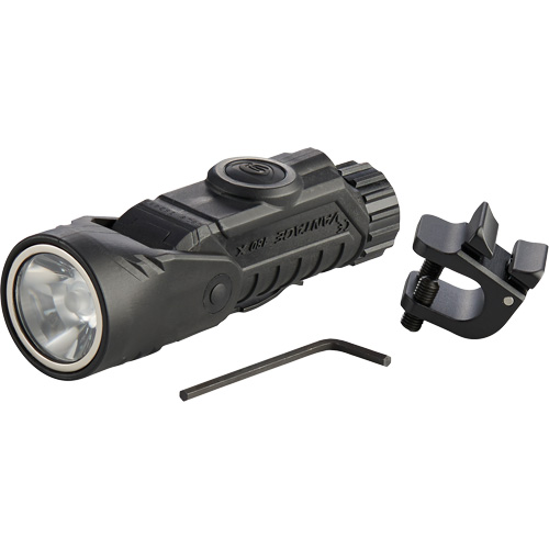 Vantage&reg; 180 X Multi-Fuel Helmet/Right Angle Flashlight, LED, Rechargeable/CR123A Batteries, Nylon Polymer Mukwa Safety Services
