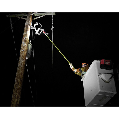 REDLITHIUM USB Utility Hot Stick Light, LED, Rechargeable Batteries, Aluminum Mukwa Safety Services