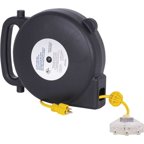 JPCR-1450 D&eacute;vidoir de rallonge en ABS, Int&eacute;rieur/ext&eacute;rieur, SJTW, AWG 14, 13 A, 45' Mukwa Safety Services