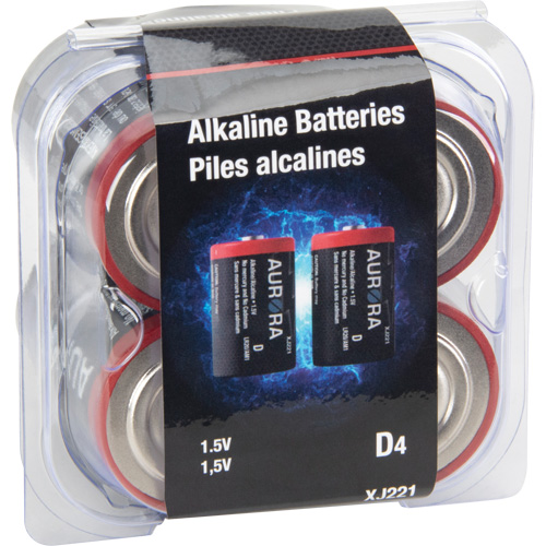 Industrial Alkaline Batteries, D, 1.5 V Mukwa Safety Services