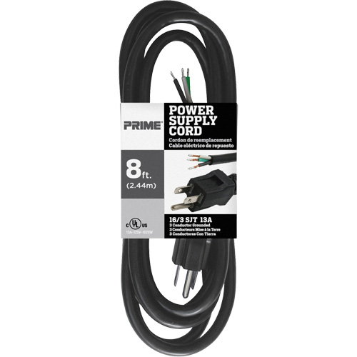 Replacement Brown Power Supply Cord Mukwa Safety Services