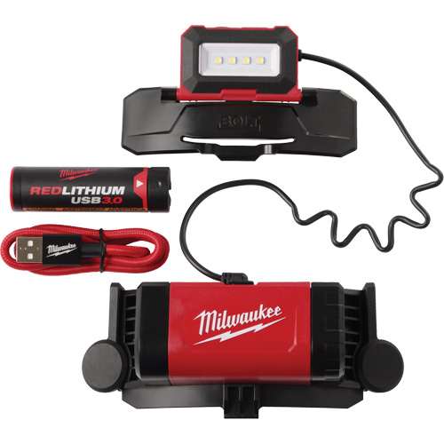 Bolt Redlithium USB Headlamp, LED, 600 Lumens, 4 Hrs. Run Time, Rechargeable Batteries Mukwa Safety Services