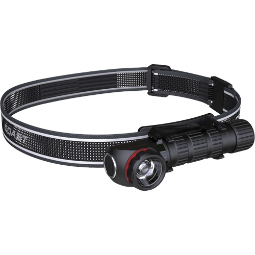 Lampe frontale avec clip de poche et aimant 2780R, DEL, 1250 lumens, 6 hres de fonctionnement, piles Rechargeable Mukwa Safety Services