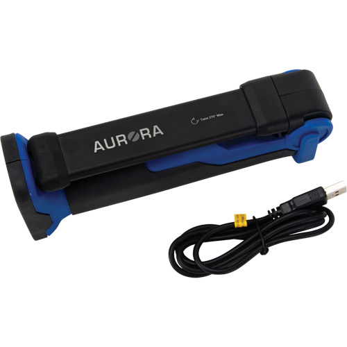 Baladeuse pliante/torsad&eacute;e, Magn&eacute;tique, Rechargeable, 350 lumens Mukwa Safety Services