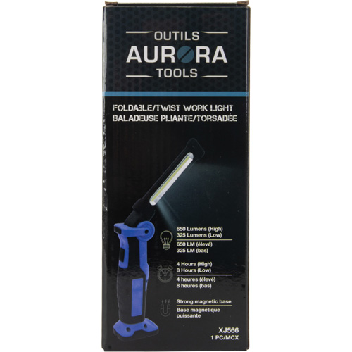 Baladeuse pliante/torsad&eacute;e, Magn&eacute;tique, Rechargeable, 350 lumens Mukwa Safety Services