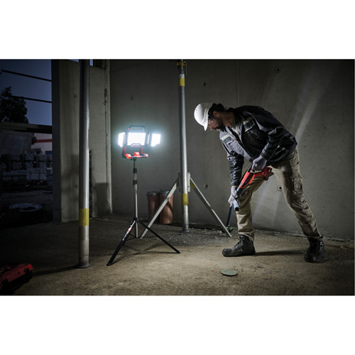 18V Professional Cordless Folding Panel Work Light on Tripod, LED, 3600 Lumens Mukwa Safety Services