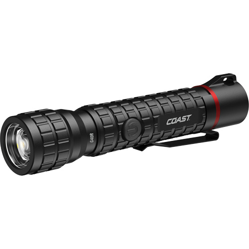 Lampe de poche &eacute;tanche G40R avec mise au point par rotation, DEL, 650 lumens, Piles Rechargeable Mukwa Safety Services