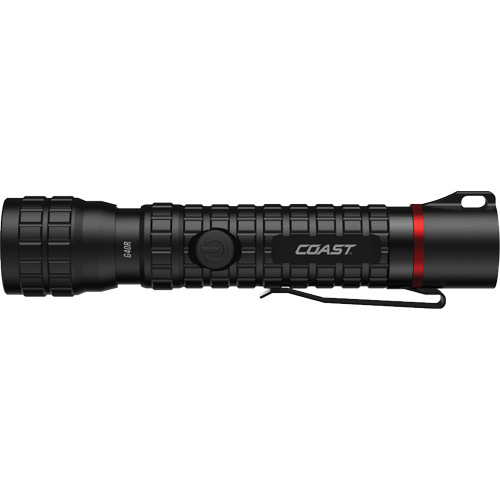 Lampe de poche &eacute;tanche G40R avec mise au point par rotation, DEL, 650 lumens, Piles Rechargeable Mukwa Safety Services