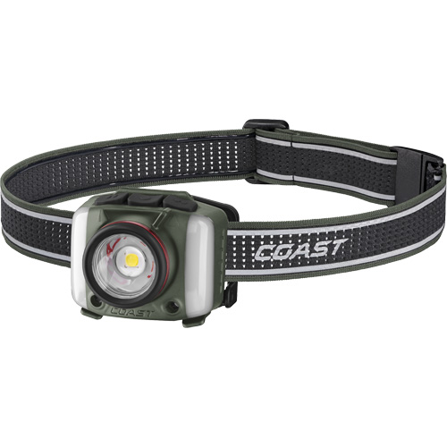 FL97R Tri-Colour Headlamp with Twist Focus & Voice Activation, LED, 830 Lumens, 2 Hrs. Run Time, Rechargeable Batteries Mukwa Safety Services