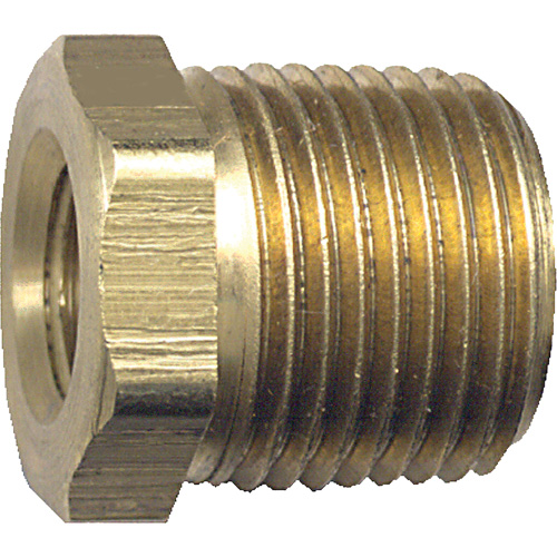 R&eacute;duction m&acirc;le-femelle pour tuyau, 3/8" x 1/4", NPT x FPT, Laiton Mukwa Safety Services