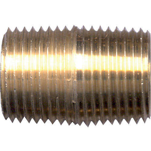 Close Nipple, Brass, 3/4", NPT Mukwa Safety Services