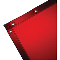 Rideau pour soudure, 72" x 72", Orange Mukwa Safety Services
