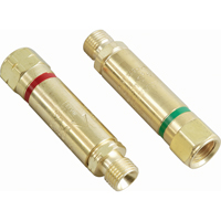 Flashback Arrestors - Oxy/Fuel Gas, Oxygen-Fuel Gas Set, Regulator Adaptor Style Mukwa Safety Services