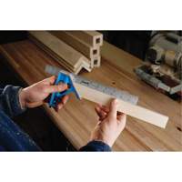 True Blue&reg; Combination Square, 12" L, 1/16" Graduations, Steel, Plain Mukwa Safety Services