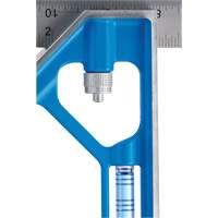 True Blue&reg; Combination Square, 12" L, 1/16" Graduations, Steel, Plain Mukwa Safety Services