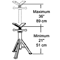 L&egrave;ve-tubes robuste, Capacit&eacute; de chargement 2500 lb Mukwa Safety Services
