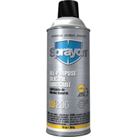 Lubrifiant &agrave; la silicone tout usage LU206, Canette a&eacute;rosol Mukwa Safety Services