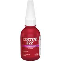 Threadlocker 222 Small Screw, Purple, Low, 10 ml, Bottle Mukwa Safety Services