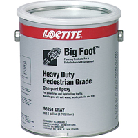 Rev&ecirc;tement antid&eacute;rapant robuste pour plancher Big Foot de calibre pi&eacute;ton, 1 gal., &eacute;poxy, Gris Mukwa Safety Services