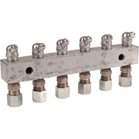 5-3/4" Long Header Block, 1/8" Thread Mukwa Safety Services