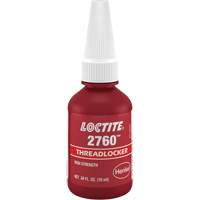 Threadlocker 2760 Instant Adhesive, Red, High, 10 ml, Bottle Mukwa Safety Services