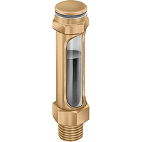 Indicateurs de niveau &agrave; liquide en laiton - Droits, Filet&eacute;, 14-1/4" lo, 225°F (107,22° C) Mukwa Safety Services